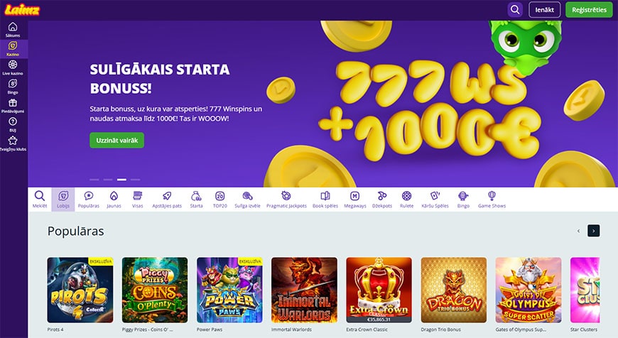 Laimz Spelu Izvele